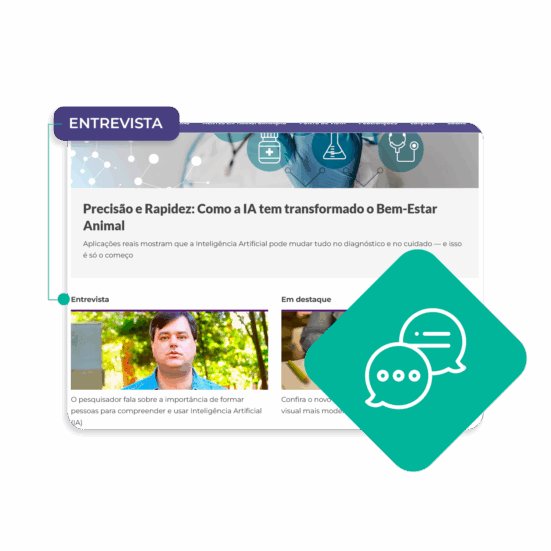Entrevista Bate-papo descontraído com profissionais de destaque abordando o tema de cada edição do Informativo, de maneira clara e objetiva.
